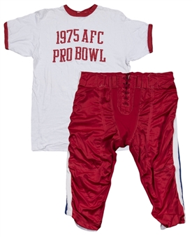1975 Mean Joe Greene AFC Pro Bowl Used Pants & Practice Shirt (Letter of Provenance) 